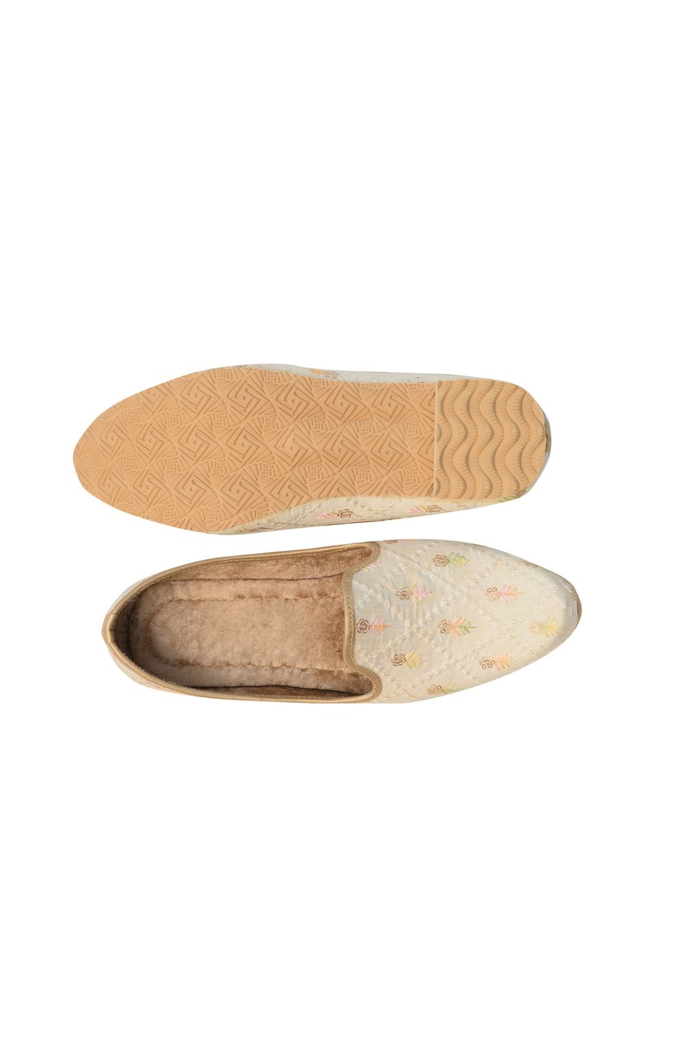 Men's Punjabi Jutti Khussa Mojari Slip-On Shoes - Velvet Cushion, Embroidered Design, Sizes 6-11 UK
