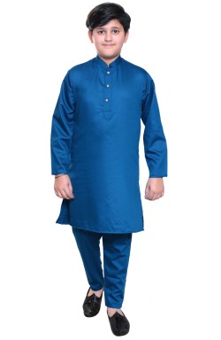 Teal Kurta Trouser 1001
