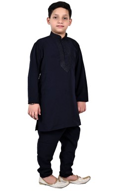 Boys Navy Kurta Set 1016