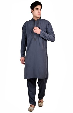 Men's Grey Kurta Set 1948