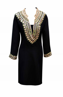 Indian Black  Kurti -6092