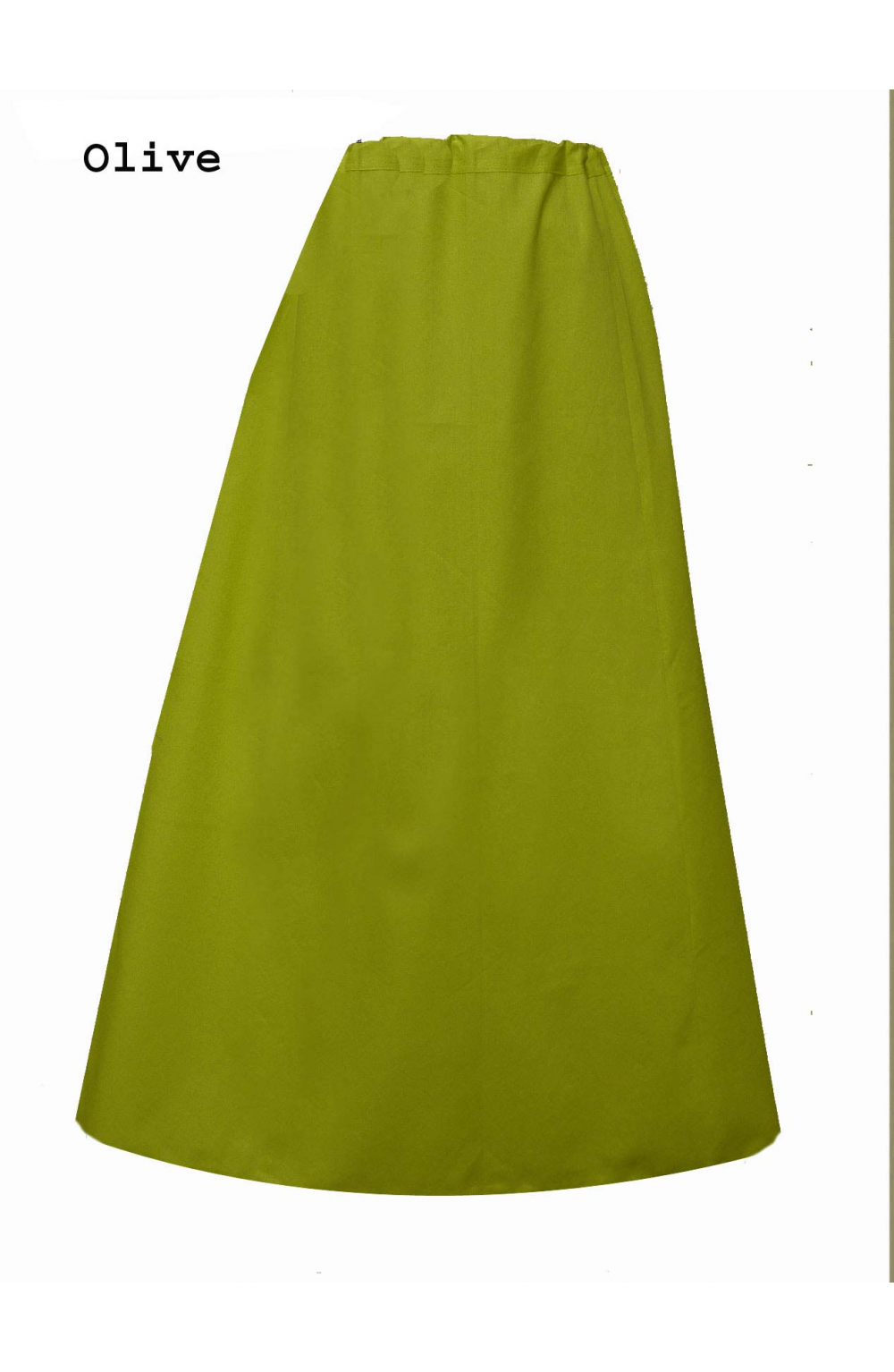 Cotton Women Petticoat Saree Underskirt Free Size Cotton Petticoat Olive  Green