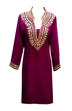 Plum Kurti - 7001