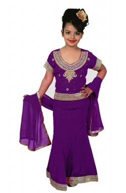 Purple Lehenga - 1145