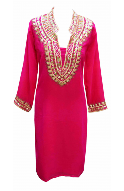 Fuchsia kurti -6080