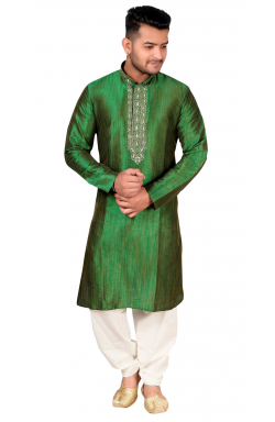 Green Kurta Shalwar - 746